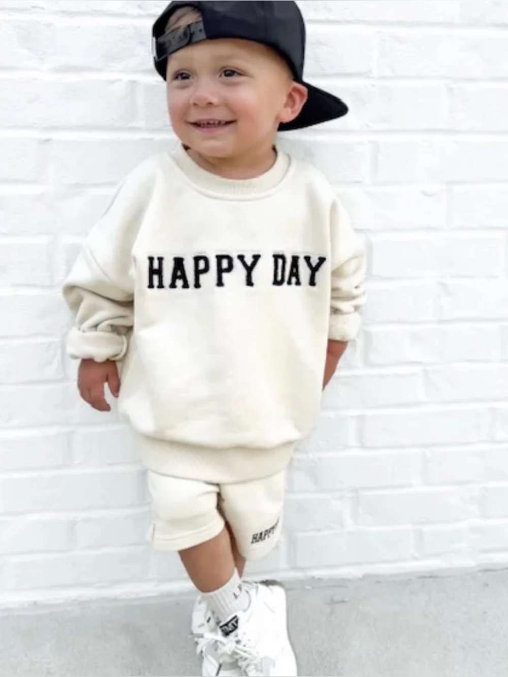 NWOT Little Bipsy “Happy Day” Crewneck - 3T